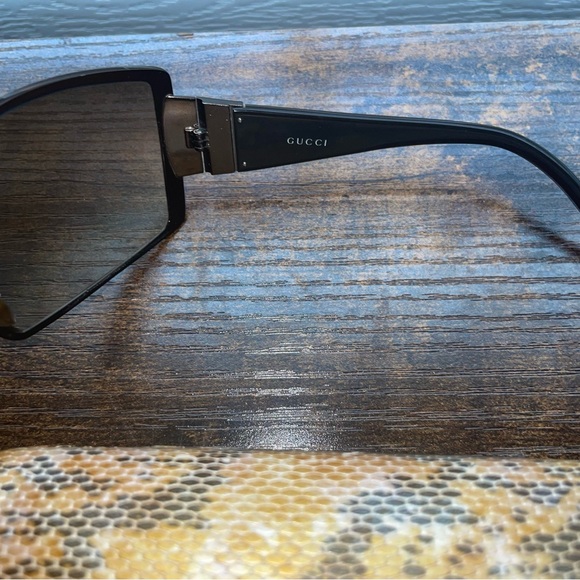 GUCCI VINTAGE BROWN METAL SUNGLASSES GG1821/S - Picture 6 of 7